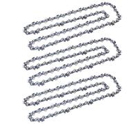 CTLLKG 18 Inch Chainsaw Chain 3/8" LP Pitch .050" Gauge 62 Drive Links, Fit for Echo, Poulan, Kobalt, Ego, Craftsman, Greenworks, Ryobi, McCulloch, Homelite (3 Pack)