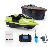 CTLNEON GPS Fishing Bait Boat 3 catapult bays, Bait Boats for Carp Fishing with GPS Positioning 500M Bait Boat with LED Night Light (Yellow)