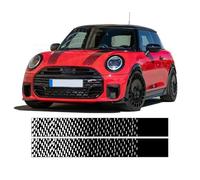 CTLTSRX 2 Pcs Bonnet Stripes Band Hood Sticker Styling Decal, For MINI Countryman U25 2024 Cooper SE J01 F65 F66 F67 JCW 2025
