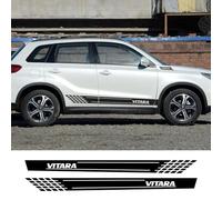 CTLTSRX 2PCS Car Door Side Stickers, For Suzuki Vitara Tuning Accessories JLX Off Road Stripes Styling Auto Vinyl Film Decals Protection