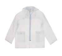 CTM Adult Reusable Clear Rain Jacket with Hood