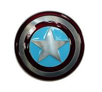 CTM Captain America Shield Belt Buckle, Marvel Avengers, Silver