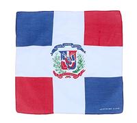 CTM Cotton Dominican Republic Flag Bandana, Multiple