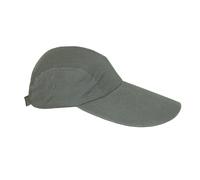 CTM Cotton Long 5 Inch Bill Visor Baseball Cap