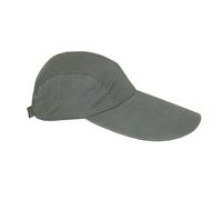 CTM Cotton Long 5 Inch Bill Visor Baseball Cap