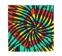 CTM Cotton Reggae Tie-Dye Bandana, Multi-Color