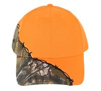 CTM Kati Unisex Barbed Wire Embroidered Camo Baseball Cap
