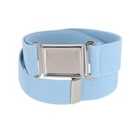 CTM Kids' Adjustable Elastic Belt with Magnetic Buckle, Light Blue