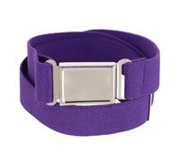 CTM Kids' Adjustable Elastic Belt with Magnetic Buckle, Purple