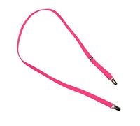 CTM Kids' Elastic 1/2 Inch One Piece Adjustable Mitten Clips, Bright Pink