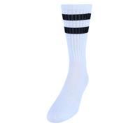 CTM Men's Crew Striped Socks (3 Pairs)