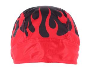 CTM Men's Flames Du rag Skull Cap by Wootie