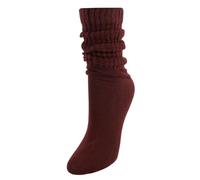 CTM Women's Super Soft Slouch Socks (1 Pair), Brown