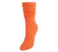 CTM Women's Super Soft Slouch Socks (1 Pair), Orange