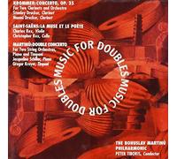 Cto, Op.35 for 2 Clarinets / Saint-Saens / Martinu
