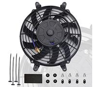 CTOCH 9 Inch Universal High Performance Electric Radiator Cooling Fan 12V 80W with Fan Mounting Kit