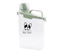 Ctomche Dog Food Storage Container Airtight Portable Pet Food Bin with Handled Lid and Pour Spout,Dog Food Containers for Dry Biscuit Small Puppy Kibble Storage Dispenser for Home, Travel,2.8L-Green