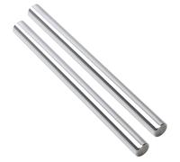 CtopoGo 8mm x 400mm (0.315 x 15.75 inch) Linear Motion Rods Shaft (Pack of 2)- Case-Hardened Chrome Linear Rails Guide for 3D Printers, CNC, Robotics & DIY - Metric h8 Tolerance