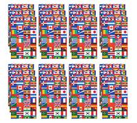 Ctosree 24 Pack World Flags Notepads International Flags Notebook Country Flag of The World Notepad Mini Note Pads Multicultural Party Decoration Gift for School Rewards Office Supplies birthday gifts