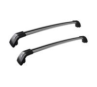 Ctpyoks 2 Pcs Car Roof Bars for Nissan ARIYA 2022-2025, Flush Aluminum Rack Cross Crossbars Adjustable Removable Waterproof Heavy Duty Racks Auto Accessories