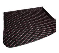 Ctpyoks Car Leather Trunk Mat for Range Rover Evoque 2019-2023 2024, Boot Liner Protector Mats Cargo Pad Carpets Tray Liners Anti-Slip Waterproof Auto Accessories Interior,B/Black-Red