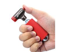 Ctrepower CO2 Bike Tire Inflator with Screw-on Nozzle - CO2 Bike Pump with Push-Button - Schrader & Presta Compatible - Aluminum Alloy Construction, No CO2 Cartridge is Included