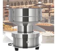 ctric Flour Sieve Machine60 Mesh Vibrating Sieve Shaker 3kg/h Capacity Automatic 1350r/min 50W 10cm for Efficient Flour Separation and Sifting