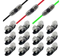 CTRICALVER 1-pin Wiring Connector - Branch Wiring Connection, Simple and High-speed Installation [12 pcs]