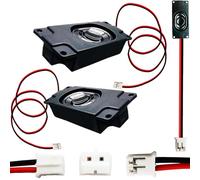 CTRICALVER Micro Speaker, Portable Small Speakers 3 watt 8 ohm, Magnet Loudspeaker with JST-PH2.0 2Pin interface, Diy Speaker Suitable for a variety of small intelligent electronic products(2 pcs)