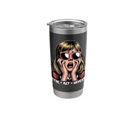 Ctrl Alt Defeat Tech Rage Pop Culture Retro Humor Stainless Steel Insulated Tumbler