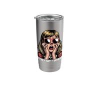Ctrl Alt Defeat Tech Rage Pop Culture Retro Humor Stainless Steel Insulated Tumbler