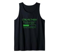 CTRL ALT GOV Rebooting Government Nerd Sarcastic Funny Tank Top