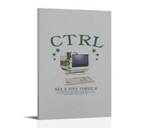 Ctrl by SZAWaterproof Poster Wall Painting Canvas Decorative Painting Suitable for Office Bedroom Decoration Living Room PosterFrame-style24x36inch(60x90cm)