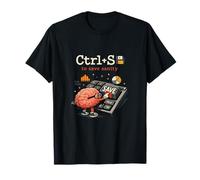 Ctrl+S to Save Sanity Data Science Brain Keyboard T-Shirt