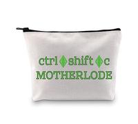 Ctrl Shift C Motherload Game Sticker Makeup Bag Sims Gamer Cosmetic Bag Sims Gamer Fans Gifts Zipper Pouch Bag (MOTHERLODE ku)