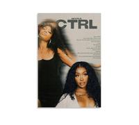 Ctrl Sza Anti Splash Art Posters Living Room And Bedroom Hanging Paintings Suitable for Multiple Scenarios No Need for Punching Easy to Install Suitable for Gifts And Personal UseUnframe-style16x24inc