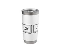 Ctrl V Halloween Costume Ctrl C Ctrl V Last Minute Halloween Stainless Steel Insulated Tumbler