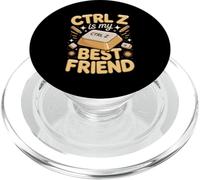 Ctrl Z Is My Best Friend Illustrator Illustration PopSockets PopGrip for MagSafe