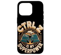 Ctrl Z Is My Superpower Funny Digital Art Gift Case for iPhone 16 Pro