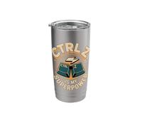 Ctrl Z is My Superpower Funny Digital Art Gift Stainless Steel Insulated Tumbler