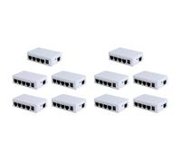CTRLZS 10X 4 Port POE Extender 100Mbps 1 in 4 Out 250 Meters Network Switch Repeater IEEE802.3af/At