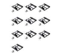 CTRLZS 10X Double Layer SSD Metal Frame 2.5 to 3.5 Internal Mounting SSD Hard Drive Dual Desktop Converter Adapter Bracket