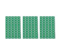 CTRLZS 150Pcs SOT23 SOT23-3 Turn SIP3 Double-Side SMD Turn DIP SIP3 Adapter Converter Plate SOT SIP IC Socket PCB Board DIY Kit