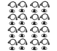 CTRLZS (16 Pack 2Pin Advanced D Shape Clip-Ear Ptt Headset Earpiece Mic 2 Way Radios Gp88S Gp300 Gp68 Gp2000