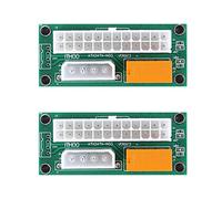 CTRLZS 2 Pack Dual PSU Multiple Power Supply Adapter,Add2Psu ATX 24 Pin to 4Pin Connector for BTC Miner