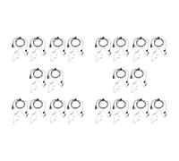 CTRLZS 20Pack Style 2Pin Covert Acoustic Tube Earpiece Ptt Headset for 2 Ways Radio GP88S GP300 GP68 GP2000 GP88