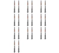 CTRLZS 20Pc for QIDI Plus4 Bimetal Nozzle Quick Removal Ceramic Insulation Integration 0.4mm Nozzles HighTemperature Resistance