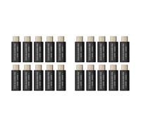 CTRLZS 20Pcs USB Type-C Data Blocker Prevention Gender Change Connector USB-C Connector Adapter for Blocking Data Sync