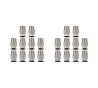 CTRLZS 20X PC4-M10 Male Straight Pneumatic PTFE Tube Fitting Connector for Bowden Tube Fitting Pneumatic Connector