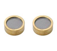 CTRLZS 2pcs 25mm Condenser Microphone Cartridge Capsule Replacements Large Diaphragm Microph Electric Instrument Parts
